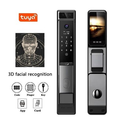 Tuya APP Smart Fingerabdruck Türschloss Passward 3D Gesichtserkennung Türöffner
