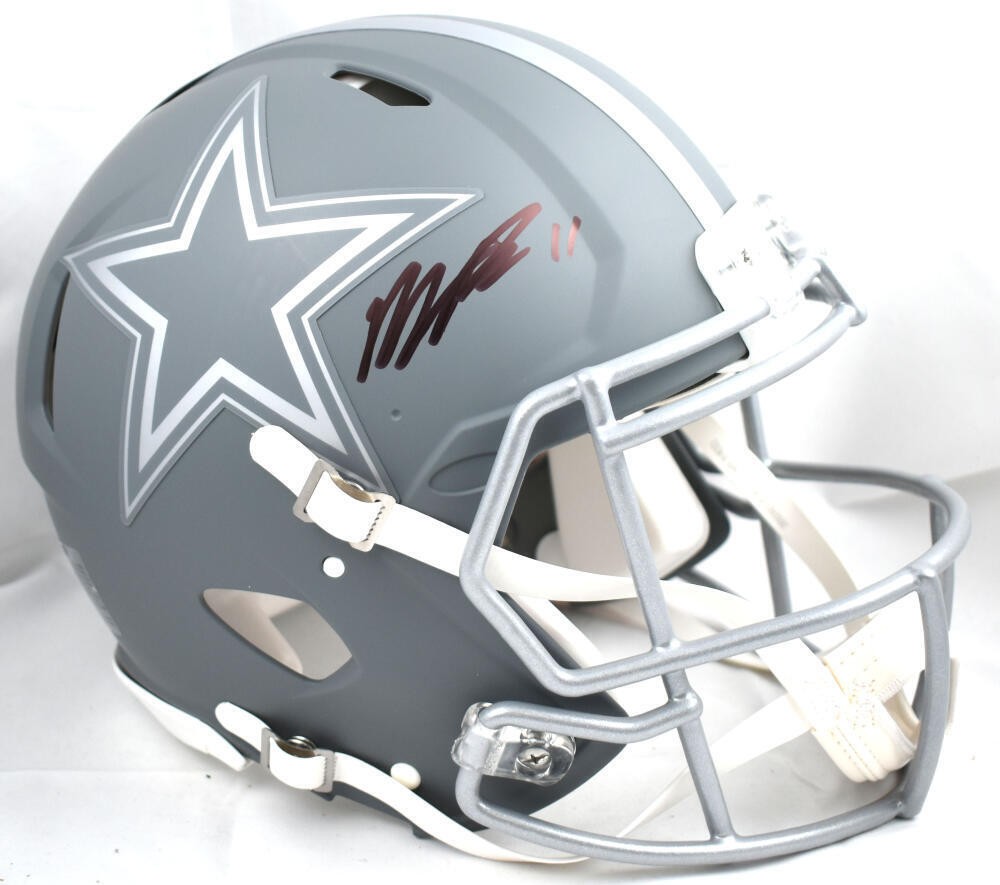 Micah Parsons Autographed Signed Dallas Cowboys Cowboys F/S Slate Speed Authentic Helmet - Fanatics *Black 