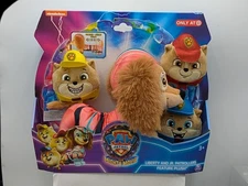 Exclusive Paw Patrol Mighty Movie LIBERTY Jr Patrollers Mini Tot Nano Pom Plush