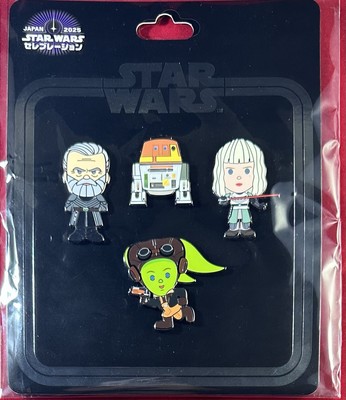 STAR WARS CELEBRATION JAPAN 2025 EXCLUSIVE AHSOKA PIN SET CHOPPER HERA