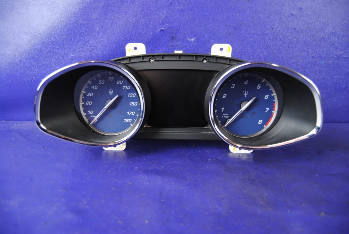 14-17 Maserati Quattroporte S Q4 M156 3.0L Instrument Cluster Speedometer OEM