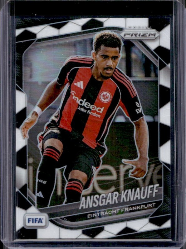 2025-26 Panini Prizm FIFA Ansgar Knauff Soccer Ball Prizm #296 Frankfurt