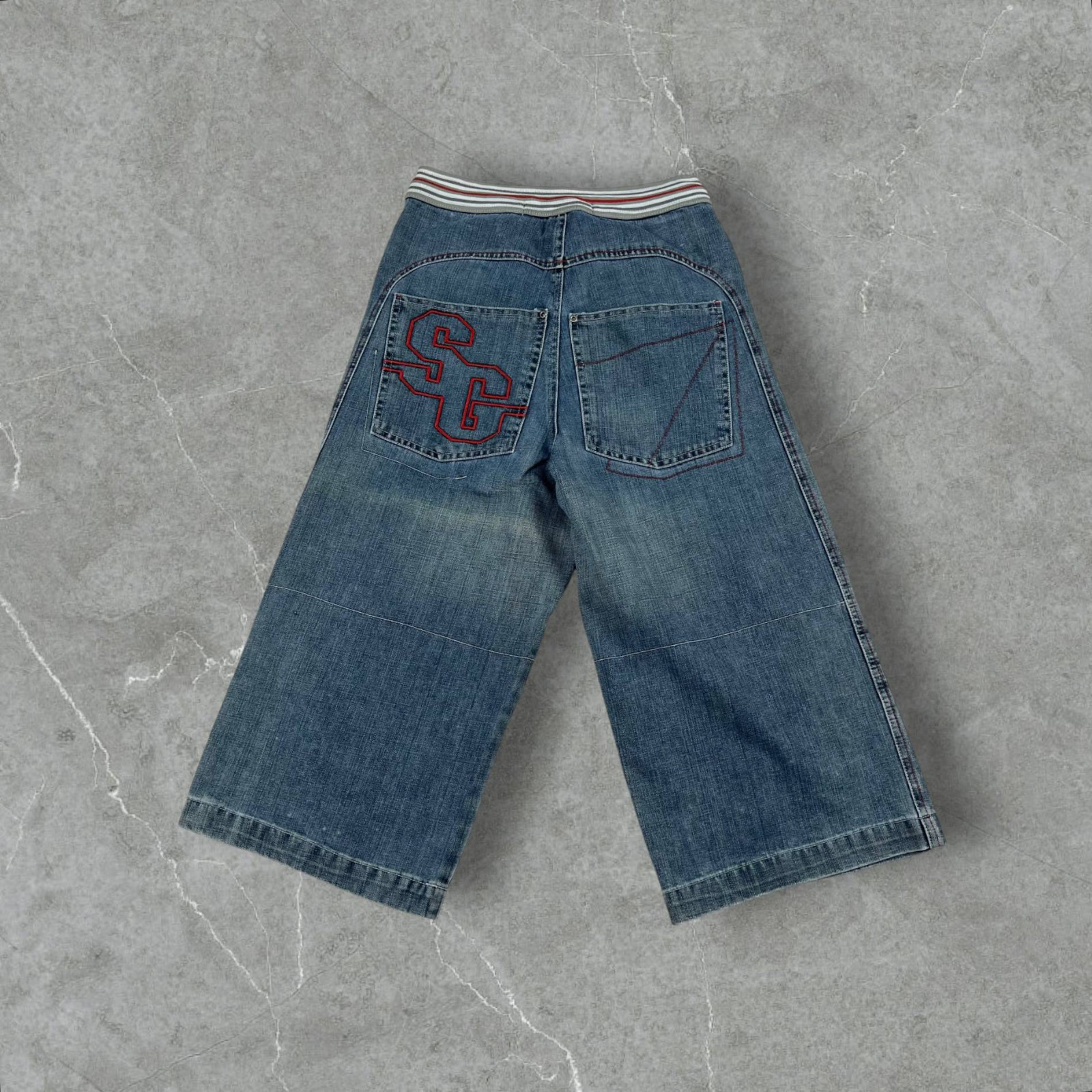Jorts vintage Y2K blu taglia S