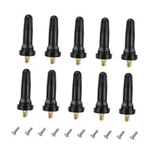TPMS 20008 Tire Valve Stem, Rubber Snap-in Tubeless Tire Pressure Sensor 10PCS