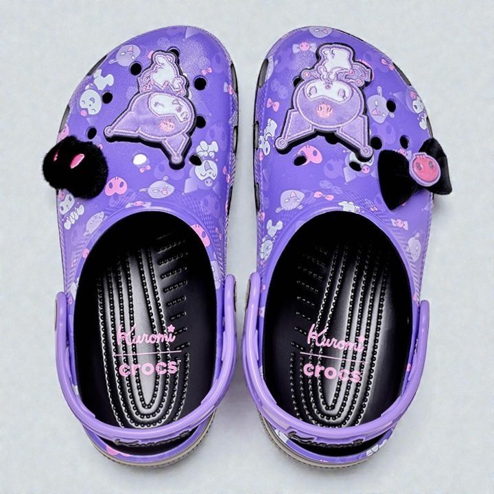 Crocs Kuromi Classic Clog 211491-90H Sanrio Purple Unisex Sandals