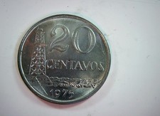 Brazil 1975 20 centavos Brazil 20 Centavos (Second Cruzeiro) -  Brasília  revers