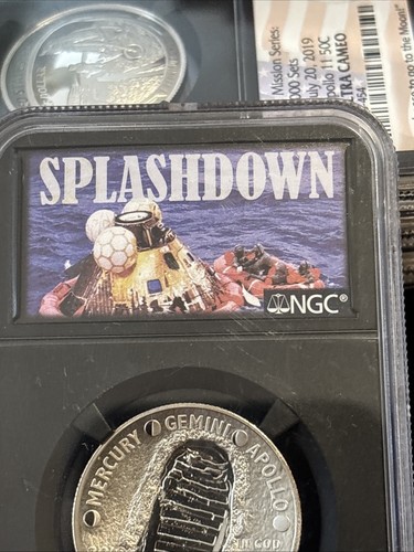 2019 S PCGS PR70DCAM PROOF APOLLO 11 50th ANNIVERSARY HALF DOLLAR COMMEMERATIVE - Picture 3 of 10