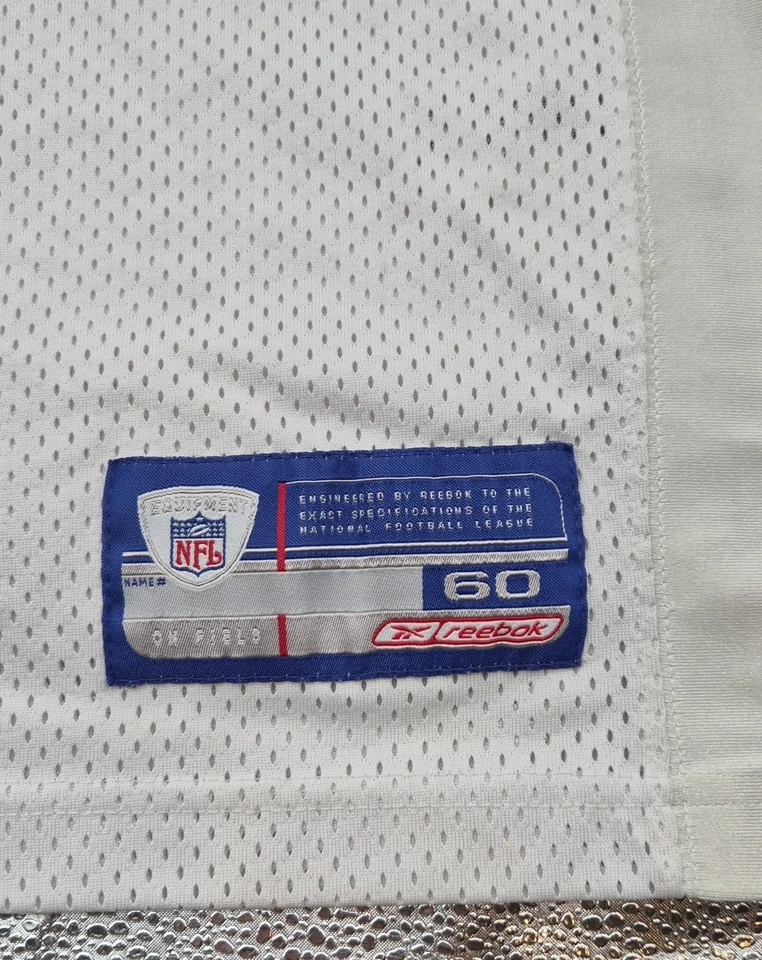 Camiseta Oakland Raiders Para Hombre Talla 60 Blanca Negra NFL Fútbol C. Woodson 24 Reebok Foto 2 de 4