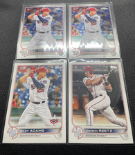 Washington Nationals MLB 10 Card Lot 2022 Adams, Reetz, Gray RC