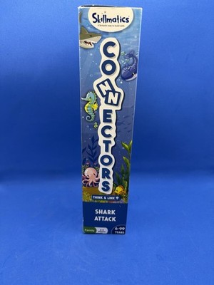 Skillmatics Educational Game: Connectors Shark Attack: Gift Family Game Complete