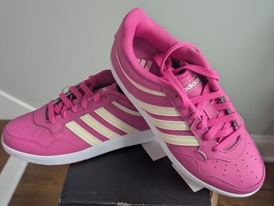 adidas Women s Hoops 4.0 Lucid Pink White Sneaker Athletic Shoe JR6713 Size 7