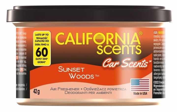 Fits AMTRA CALIFORNIA SCENTS 34-040 SUNSET WOODS SCENT CAN 42g AIR FRESHENER /C