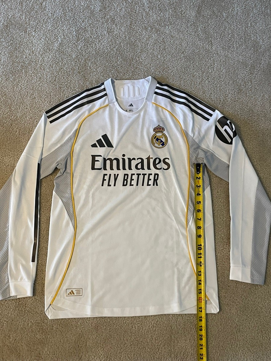 Real Madrid 生粋のマドリディスタさま Adidas Real Madrid 25/26 Home Authentic LS Jersey JN8866 White
