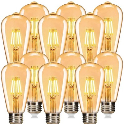 1-12 stk E27 Retro LED Leuchtmittel Filament Edison Vintage Glühbirne Glühlampe