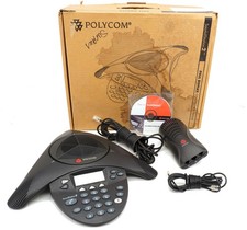 New, Open Box Polycom SoundStation 2 Conference Phone 2201-16000-001 E