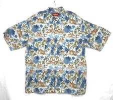 Pau Hana Hawaiian Shirt Mens XL Button Up