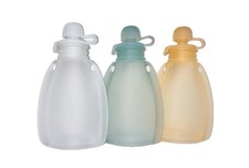 Reusable Silicone Breastmilk Storage Bags, Leak-Proof, Self-Standing, BPA-Fre...