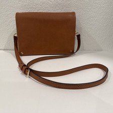 Street Level PURSE Brown Pebbled VEGAN LEATHE...