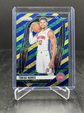 2024-25 Panini Prizm Basketball Tobias Harris Blue, Yellow and Green Choice #178