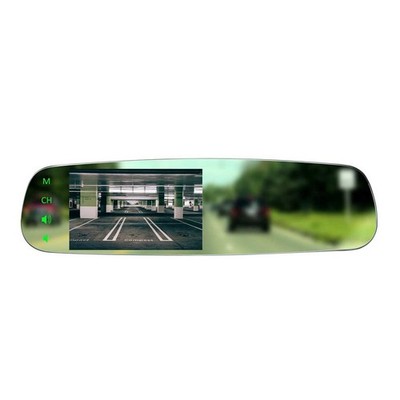 Boyo VTM43FL Frameless OE Style Rear View Mirror Monitor w/ 4.3'' TFT-LCD
