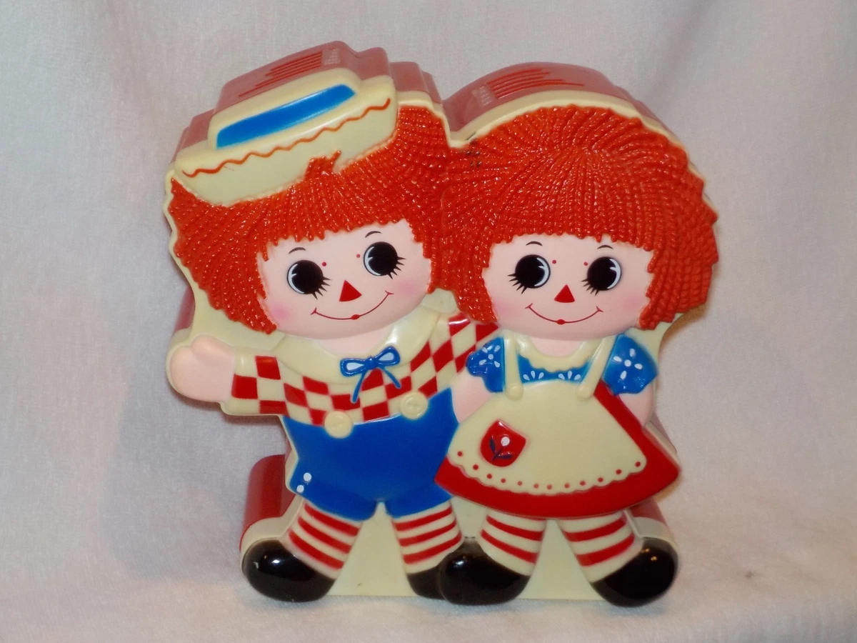 Raggedy D's Miniatures Ann and Andy Bank Indiana Collectible