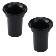Plastic Speaker Cabinet Port Tube Subwoofer Audio Bass Vent 53x65 mm 2 PCS