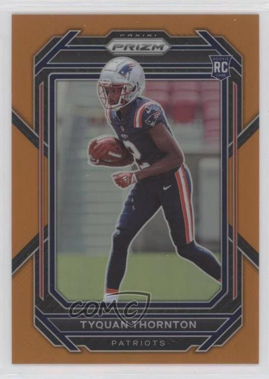 2022 Panini Prizm Rookies Orange 136/249 Tyquan Thornton #328 Rookie RC 10k8