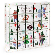 ETS - Puzzle Tee Adventskalender "White Ornaments", 25 x BIO Pyramidenbeutel-Tee