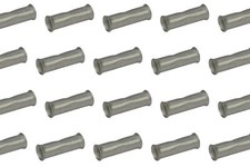 100 Pack 2/0 AWG Butt Splice Connector Tin Plated Copper Uninsulated Gauge