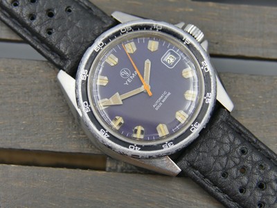 Montre vintage années 80 homme Yema Sous marine plongeur