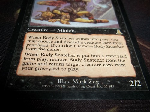 MTG - Body Snatcher - Urza's Destiny Near Mint/NM - Bild 4 von 5