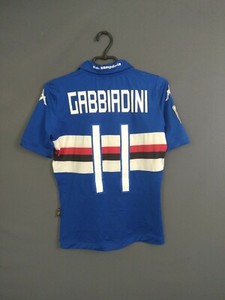 Maillot Domicile Sampdoria 2013-2014 – Kappa – Gabbiadini #11 – Taille M