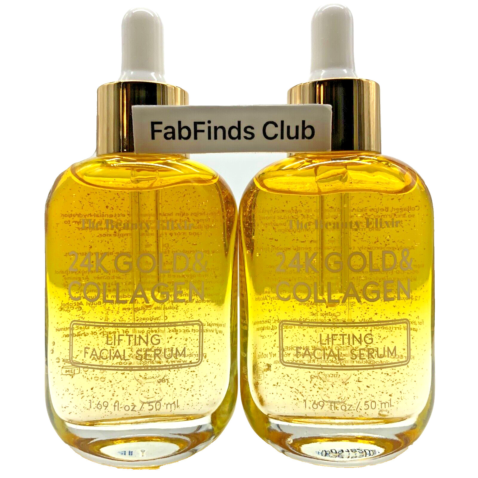 2x Korean The Beauty Elixir 24K Gold & Collagen Lifting Serum