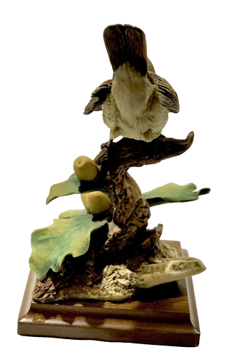 Giuseppe Armani Robin on a Branch Bird Figurine 8" Vtg Italy - Picture 7 of 12