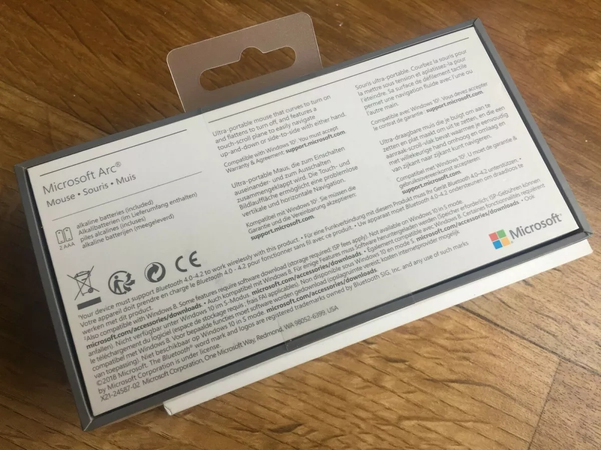 Souris Microsoft notebook sans fil - Arc Touch Mouse