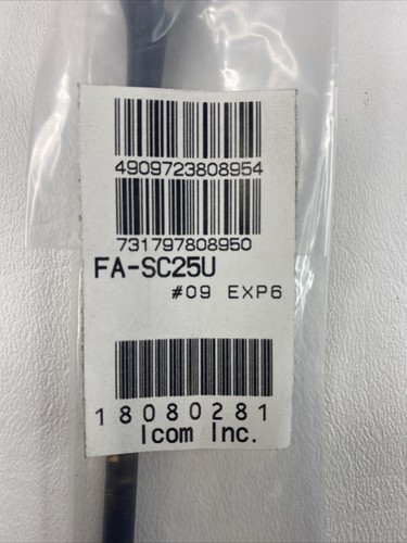 NEW ICOM FA-SC25U 400-430Mhz Antenna for IC-F4061 IC-F80 IC-F4063 IC-F40 IC-F43 - Picture 3 of 4