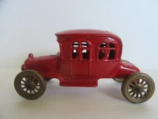 Vintage 1910's A C Williams Touring Carriage Car Cast Iron Bank