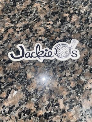 3 X JACKIE O'S PUB Ohio Black Text Logo STICKER decal craft beer brewery brewing