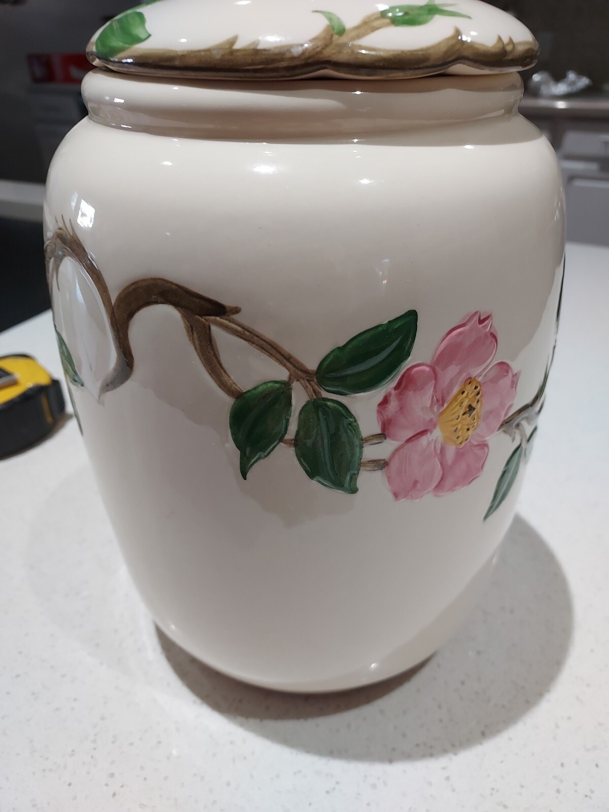 Vintage Franciscan Desert Rose Cookie JarUSA eBay