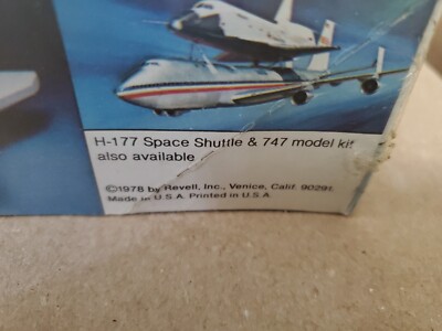 Vintage 1978 Revell Enterprise & Space Shuttle Lab Unbuilt 1/144