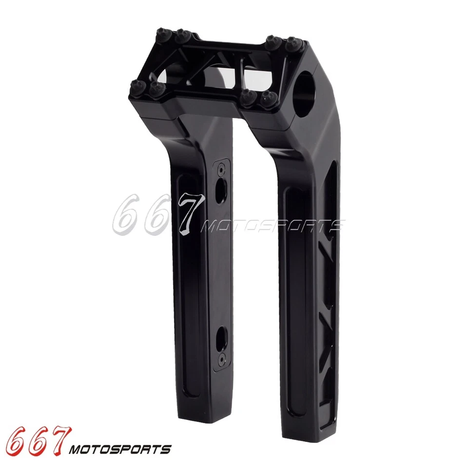 For Harley Dyna Softail Street Bob Low Rider 1-1/8" Handlebar Riser Kit 6" 8"10" - Imagem 2 de 4