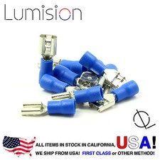 10 Pack 14-16AWG .25 Inch 1/4" Quick Disconnect Female Connector Fuse Terminal