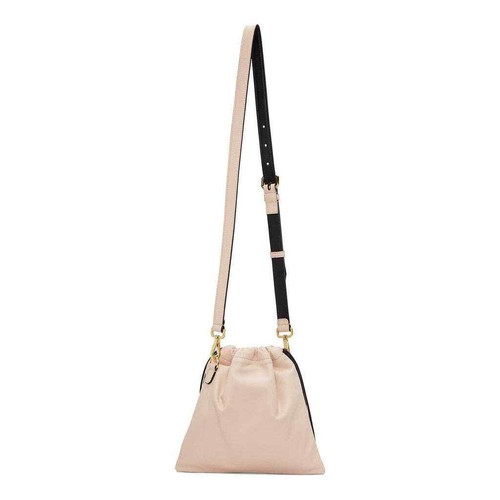 Fendi Roma Sack Pink Leather Drawstring Pouch Crossbody Bag  - Picture 15 of 15