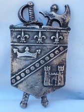 9 X 5 Vintage Medieval  Wall Arts Bronze