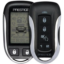 Prestige PE2LCDZ 2-Way Remote Transmitter Kit Key FOB Flashlogic RF Start 1 Mile