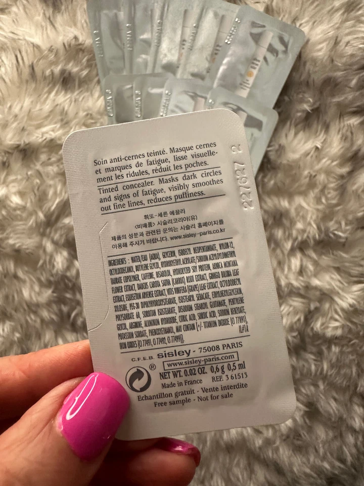 10 X Sisley PHYTO CERNES E'CLAT EYE CONCEALER Color 3.0 Each sample 0.5 = 5ml - Image 3 of 3