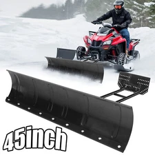 Kit for ATV UTV Snow Plow Kit 45'' Steel Blade Complete Universal Mount Package