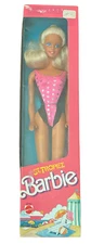 St. Tropez Barbie Foreign Import Doll #2096 NRFB 1988 Mattel Bathing Suit Blonde