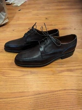 Allen Edmonds Men's Montgomery Oxford Size 8 D Split Toe Dark Brown Leather