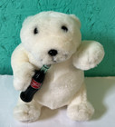 Coca Cola Brand Plush Collection White Polar Bear Plush Stuffed Animal 1994